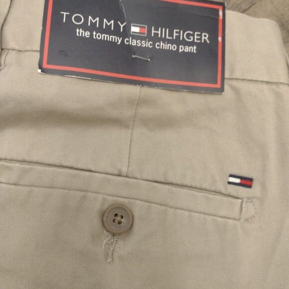 Tommy Hilfiger chino Men's khaki pants 36 x 30 new with tags - Picture 2 of 4